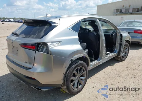 2018 Lexus Nx 300 F Sport z USA, uszkodzony, nr VIN JTJYARBZ8J2102892